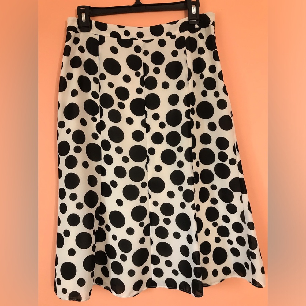 Casper Polka- Dot Elegant Skirt - Picture 6 of 15